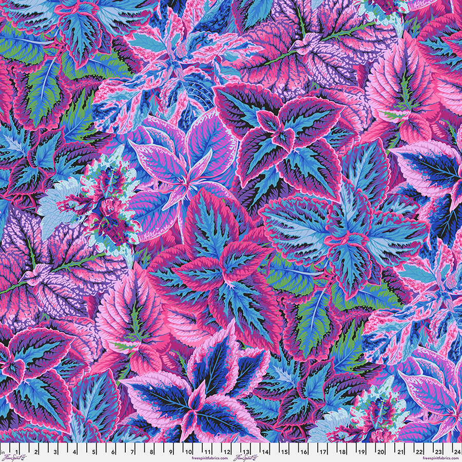 August 2025 - Bold Leaves - Blue