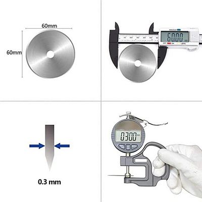 Blade Rotary 60mm Plastic Box of 5 Blades
