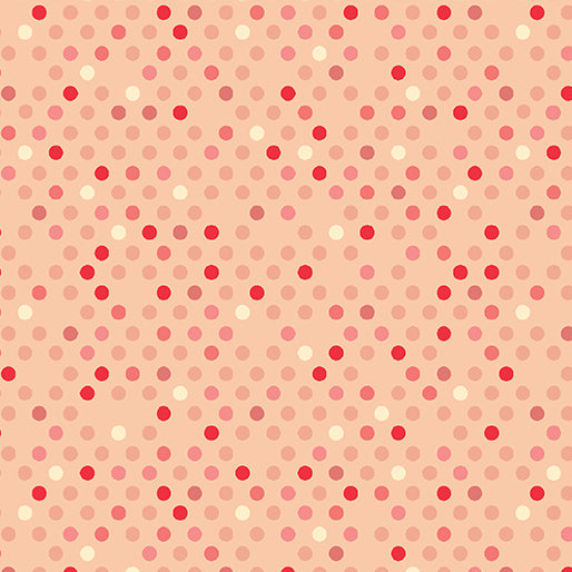 Dazzle Dots 2 - Confetti Drop - Peach