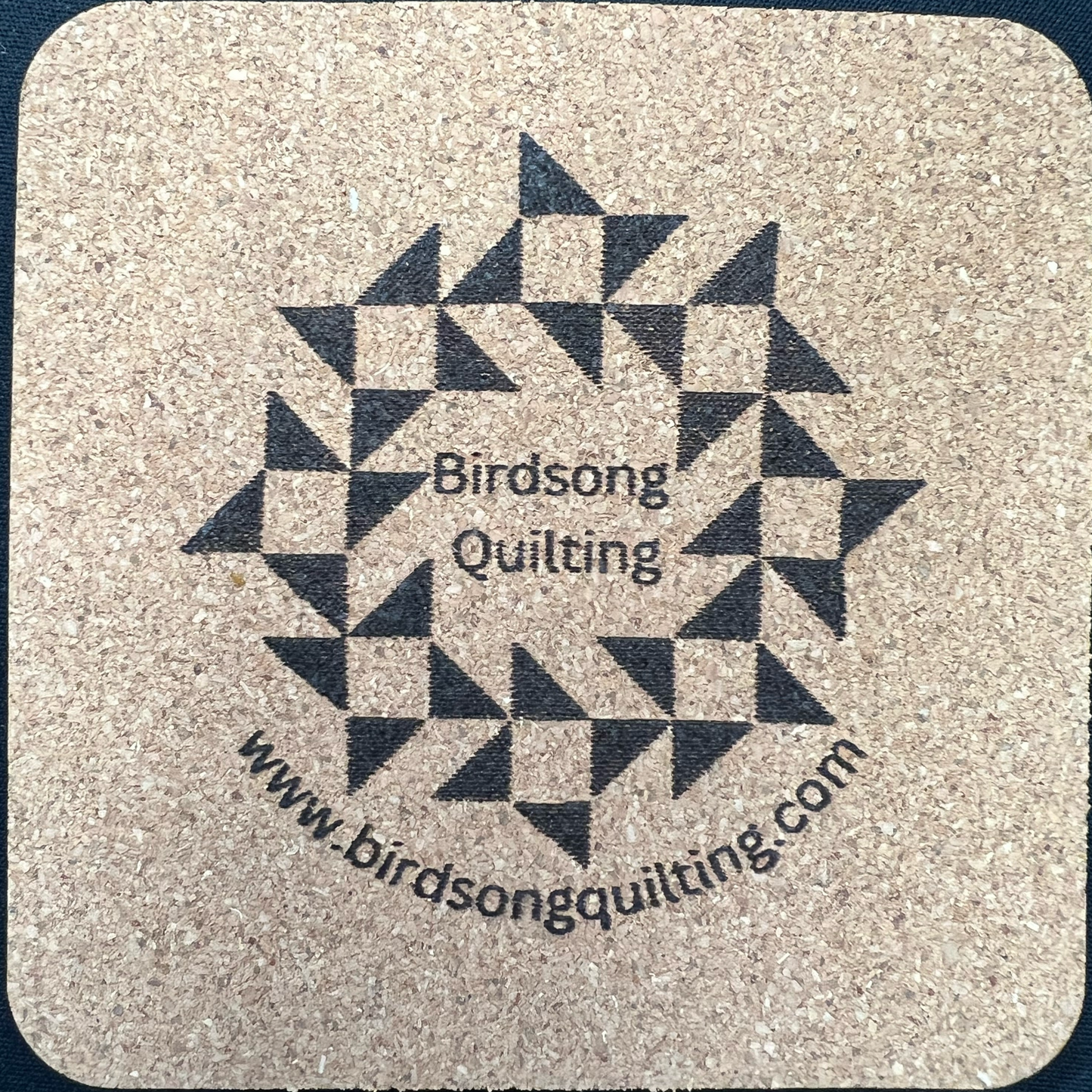 Cork Coasters (Set of 5) - Birdsong Logo
