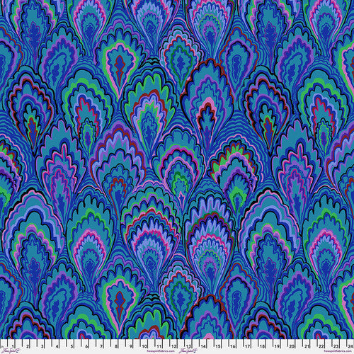 February 2025 - Marble Scallops - Blue