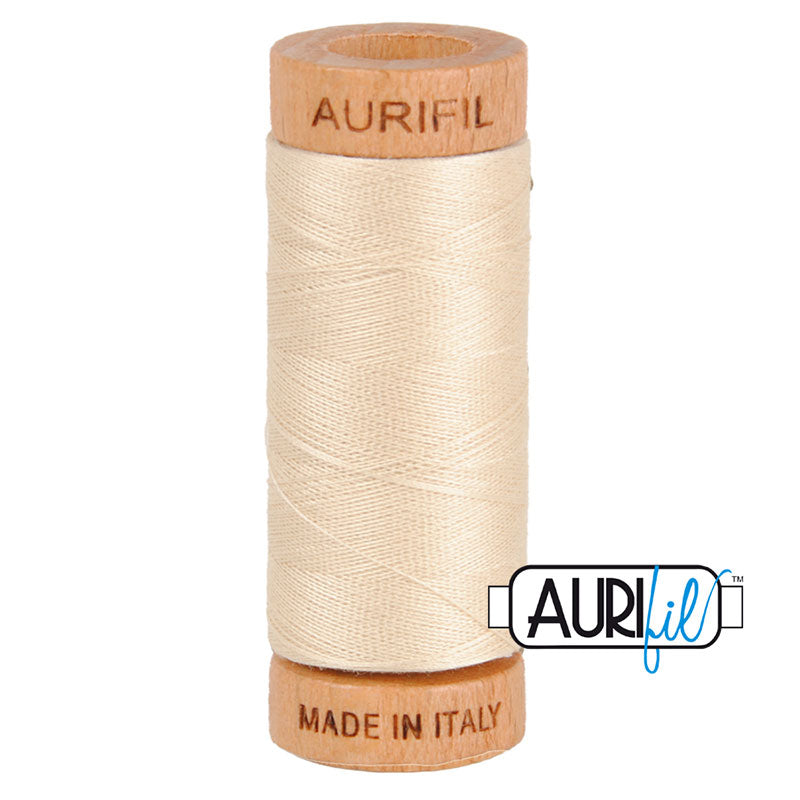 Light Beige - 80 wt - Small Wooden Spool