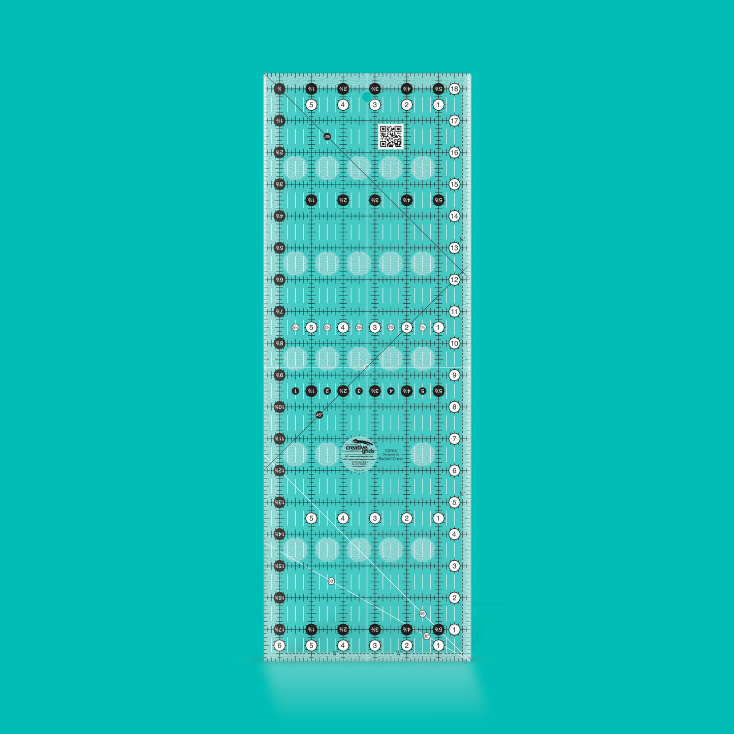 6-1/2in x 18-1/2in Rectangle Ruler - CGR18