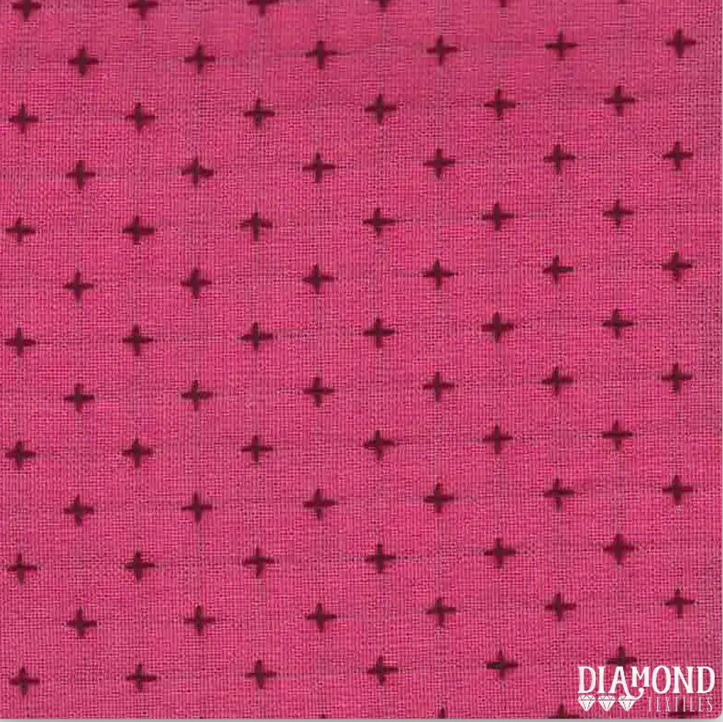 Manchester - Plusses & Crosses - Pink Plum