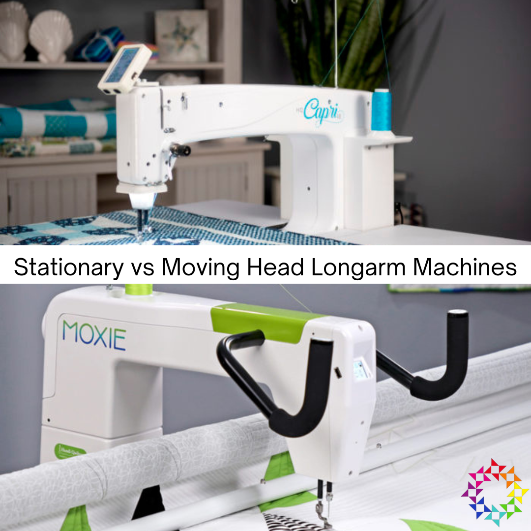 Stationary vs Moving Head Longarm Machines