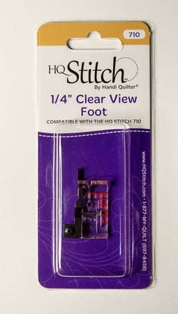 1/4" Clear View Foot - HQ Stitch 610/710