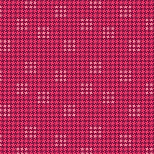 Modern Quilt Studio - Houndstooth Pomegranate 2025 LTD