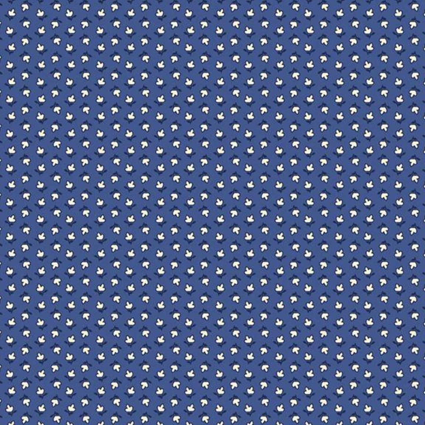 Aunt Grace Goes Scrappy – Triple Petal – Navy