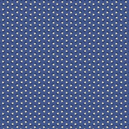 Aunt Grace Goes Scrappy – Triple Petal – Navy