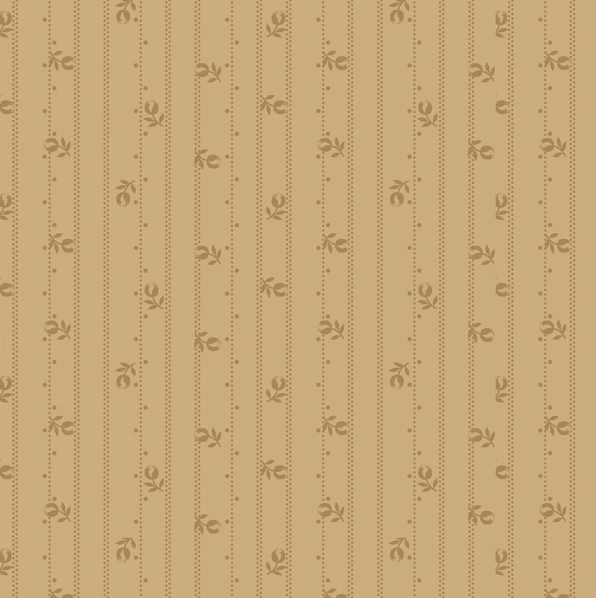 Linen Closet - Calico Stripe - Tan