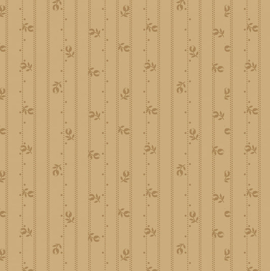 Linen Closet - Calico Stripe - Tan