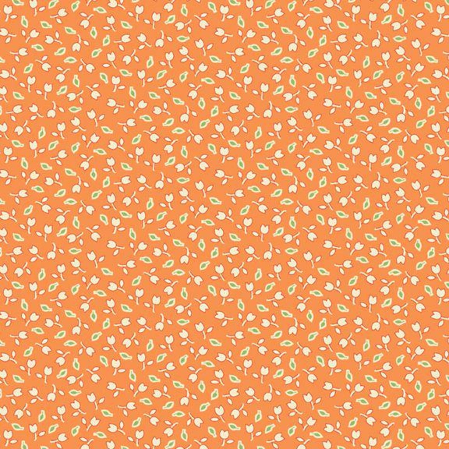 Aunt Grace Goes Scrappy – Tulips – Orange