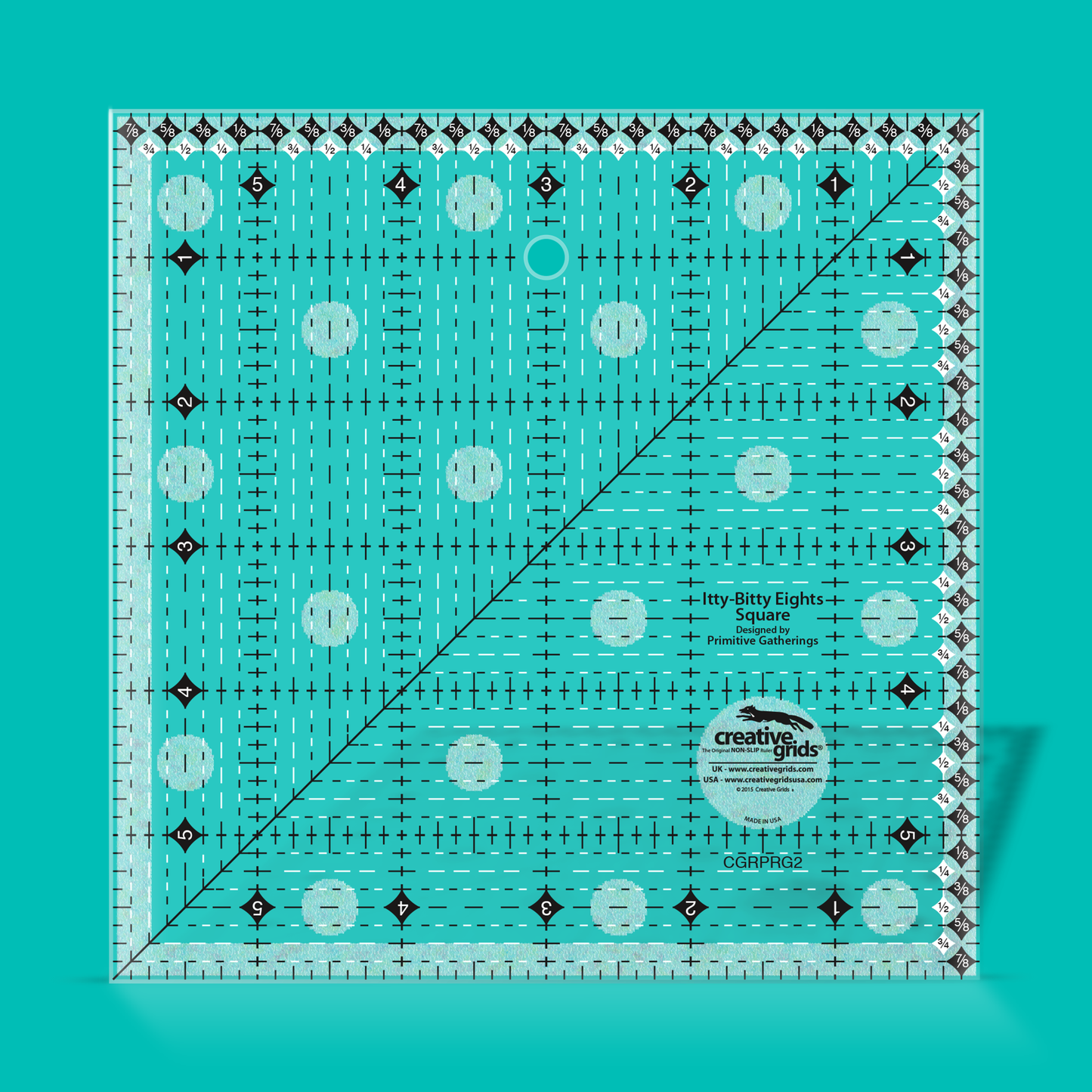 6in Square Itty-Bitty Eights