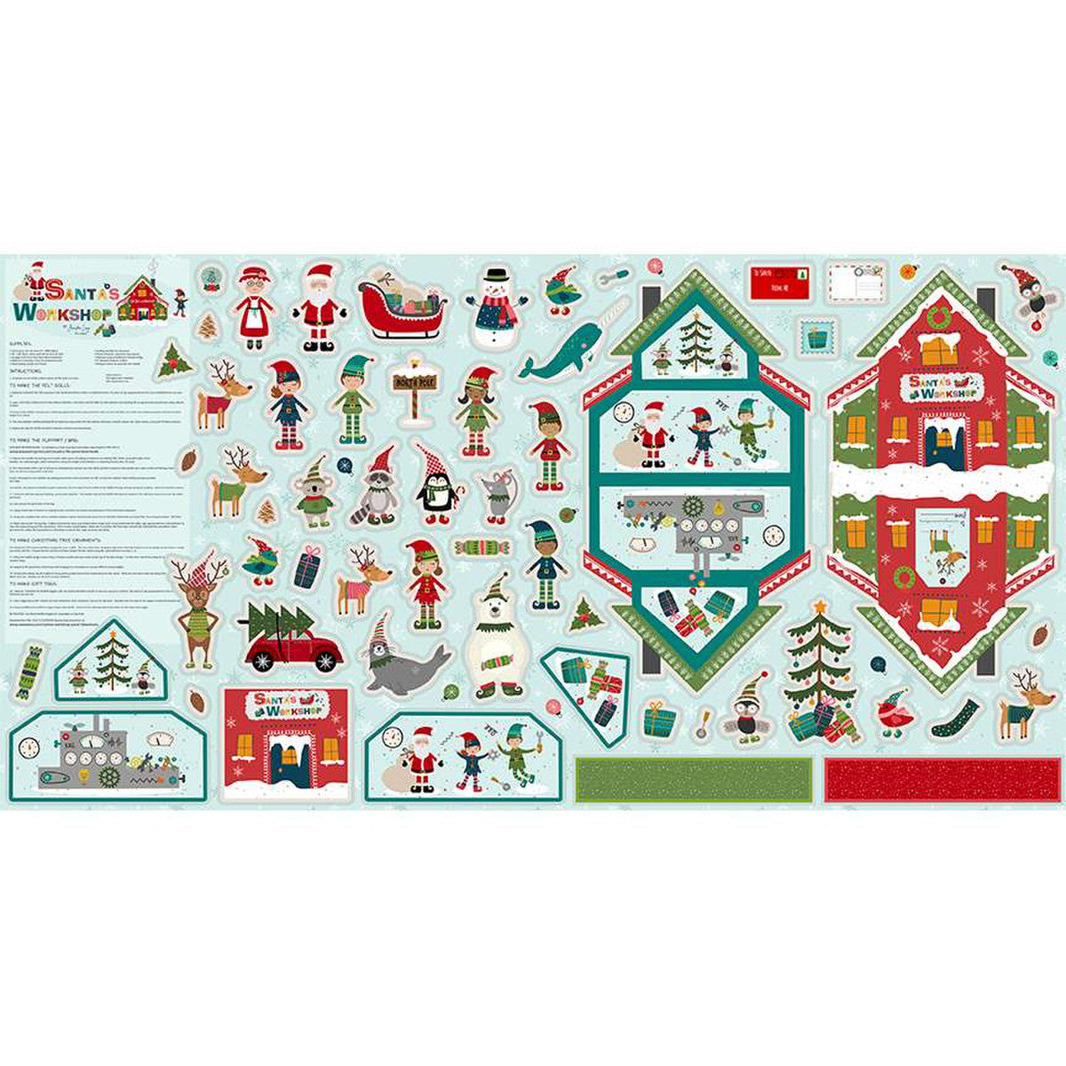 Santa's Workshop Felt Panel