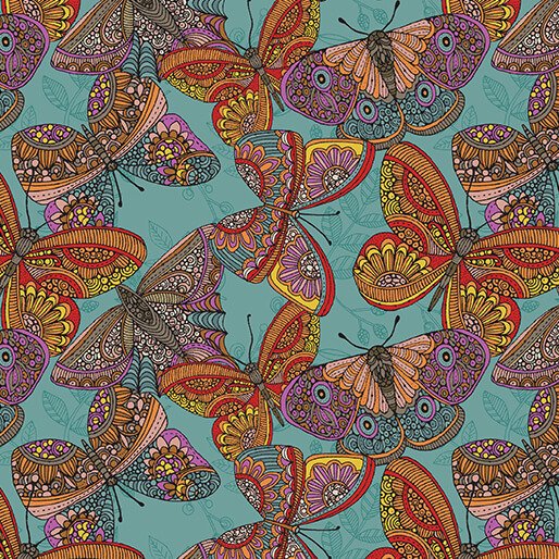 Small Wonders - Butterfly Toss - Medium Teal