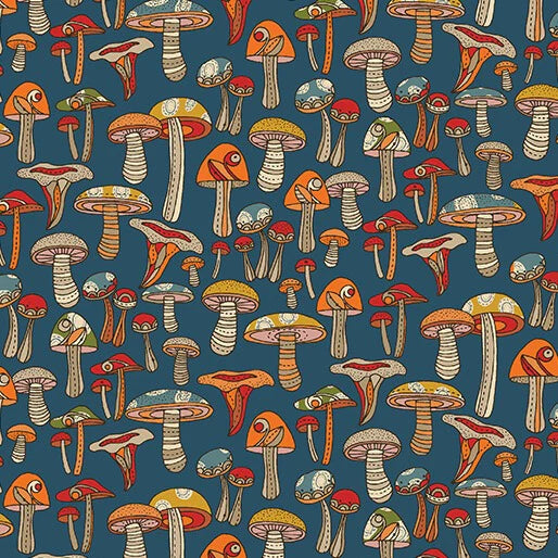 Small Wonders - Mini Mushroom - Teal