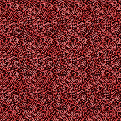 Small Wonders - Pebble Mosaic - Red