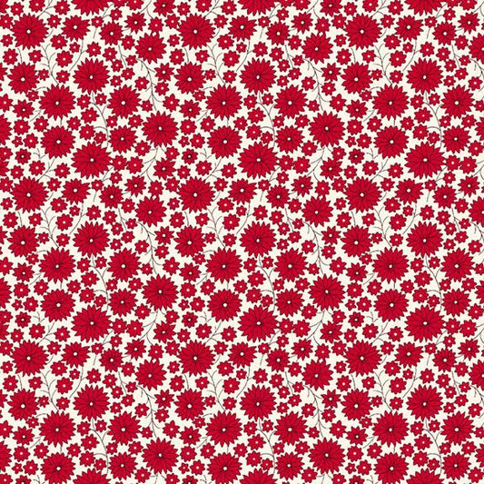 Aunt Grace Goes Scrappy – Garden – Red