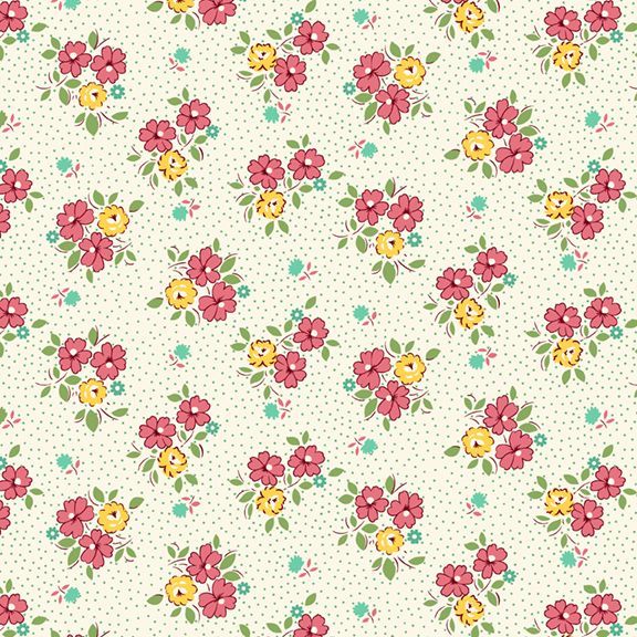 Aunt Grace Goes Scrappy – Floral – Pink