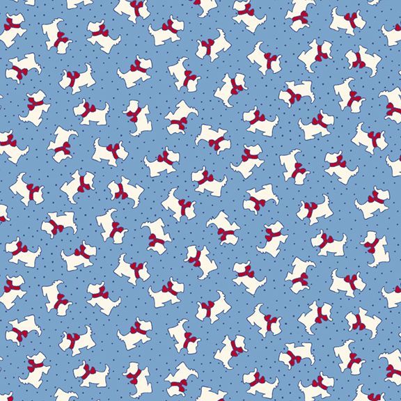 Aunt Grace Goes Scrappy – Scottie – Blue