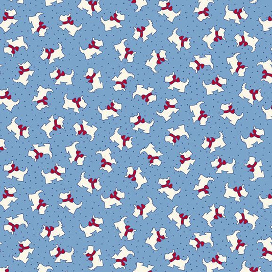 Aunt Grace Goes Scrappy – Scottie – Blue