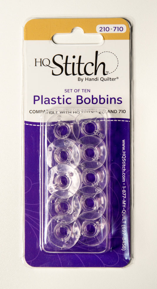 Plastic Bobbins - HQ Stitch 210/710 Pack of 10