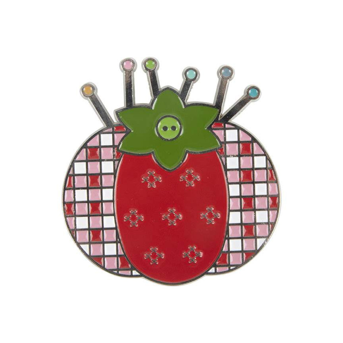 Magnetic Needle Minder - Tomato Pin Cushion