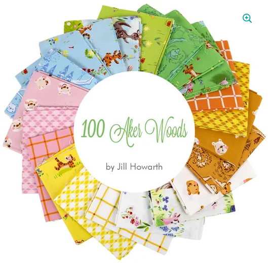 100 Aker Woods Fat Quarter Bundle