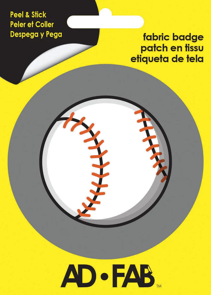 Adhesive Fabric Badge - Baseball