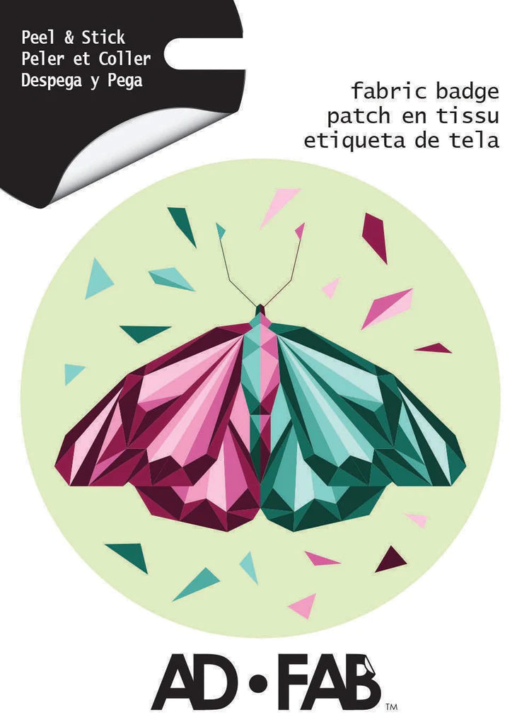 Adhesive Fabric Badge - Butterfly