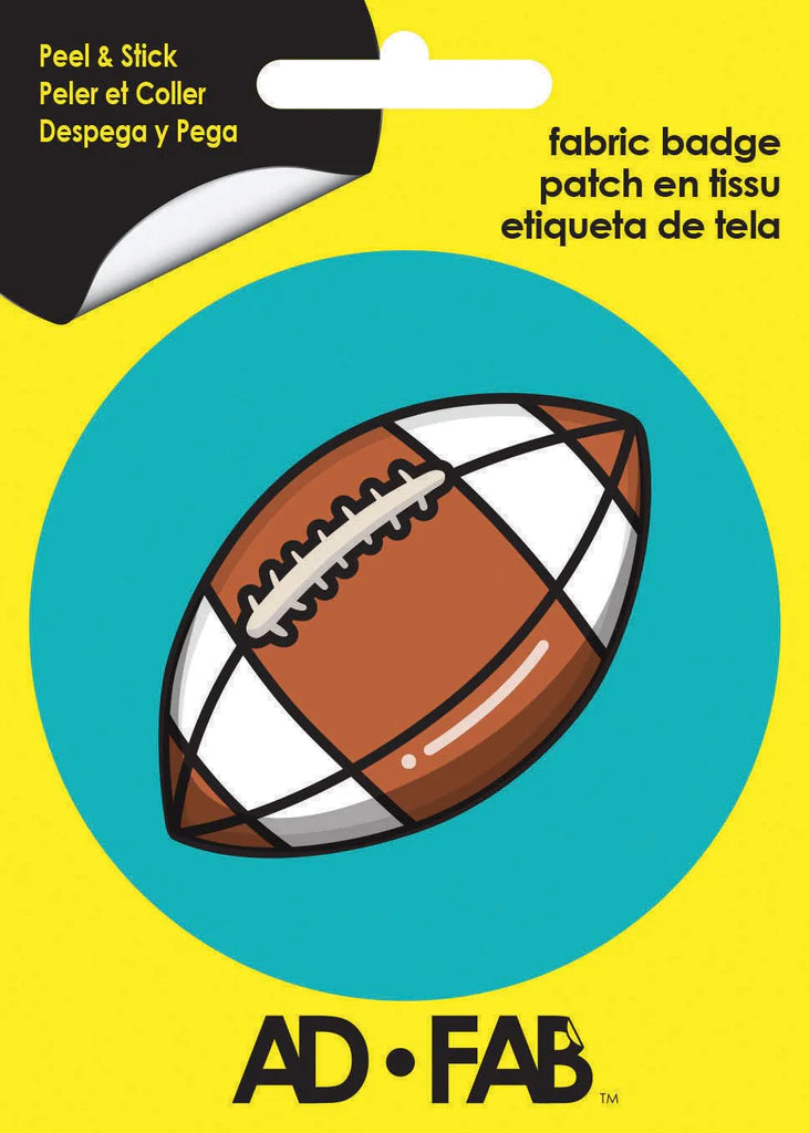 Adhesive Fabric Badge - Football
