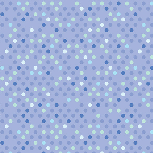 Dazzle Dots 2 - Confetti Drop - Periwinkle