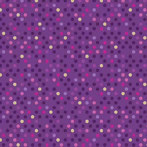 Dazzle Dots - Confetti Drop - Purple/Multi