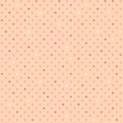 Dazzle Dots 2 - Dazzling Squares - Light Peach