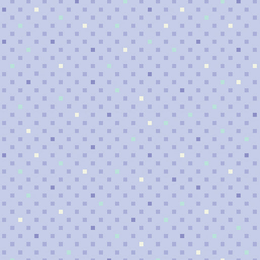 Dazzle Dots 2 - Dazzling Squares - Light Periwinkle