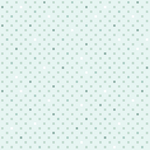 Dazzle Dots 2 - Dazzling Squares -  Light Teal