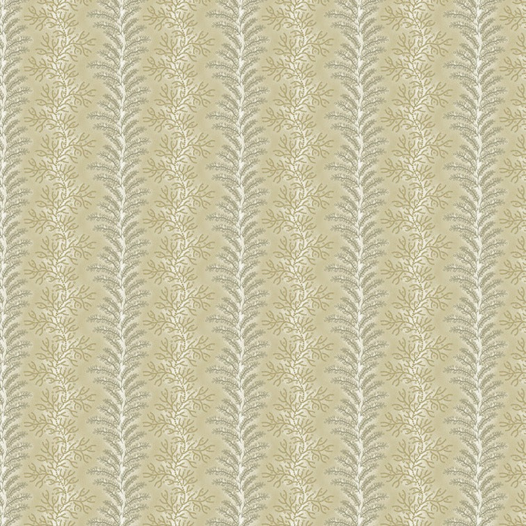 Garden Tale - Fern Stripe - Biscuit