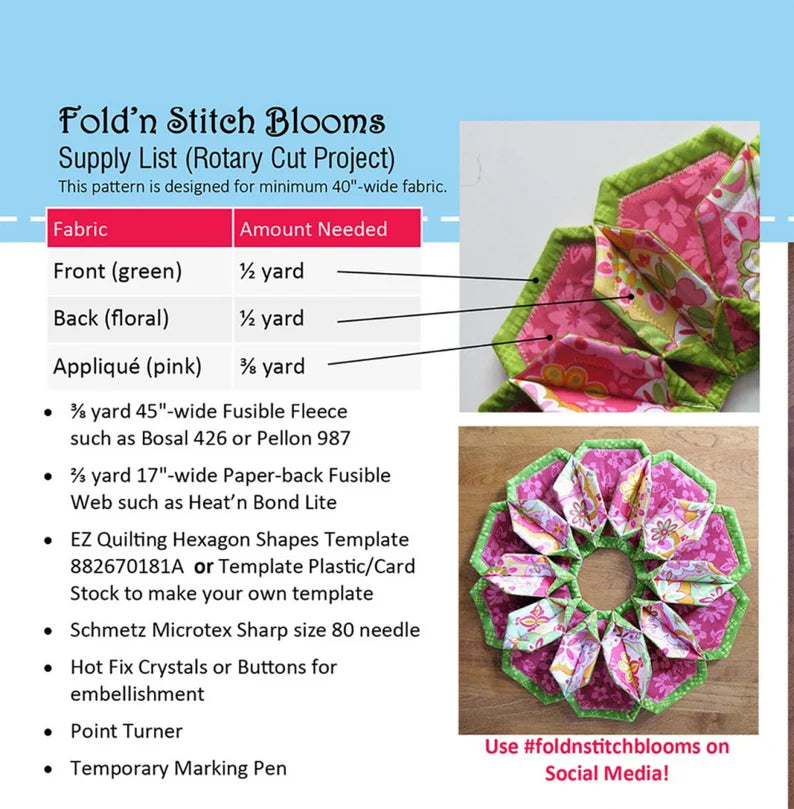 Fold'n Stitch Blooms
