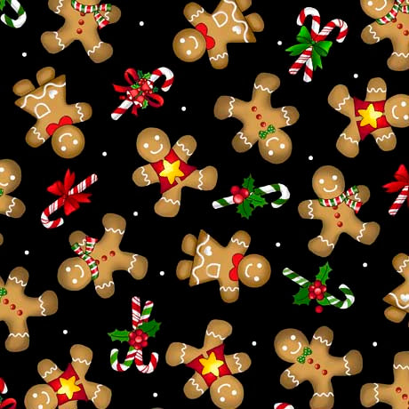 Christmas Favorites - Gingerbread - Black