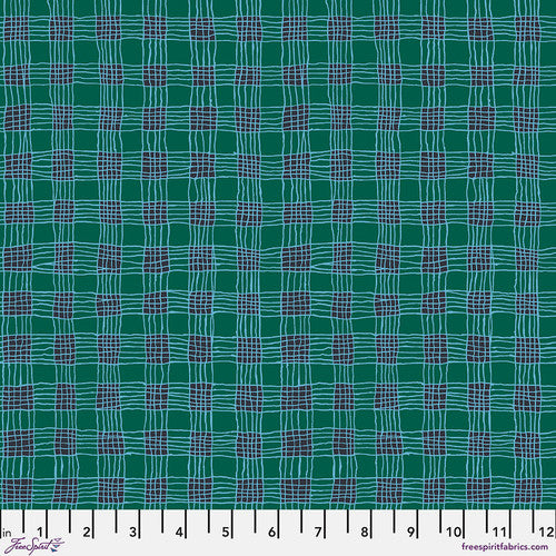 February 2025 - Gingham - Aqua