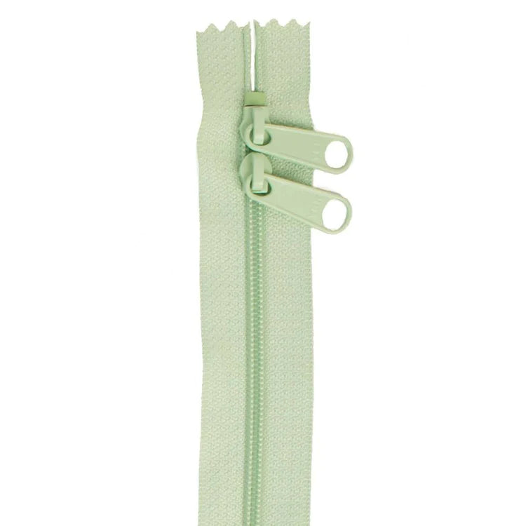 30" Handbag Zipper - Double Slide - Light Mint