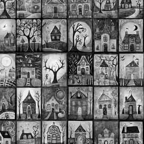Creepin' It Real - Mini Haunted House Blocks - Gray