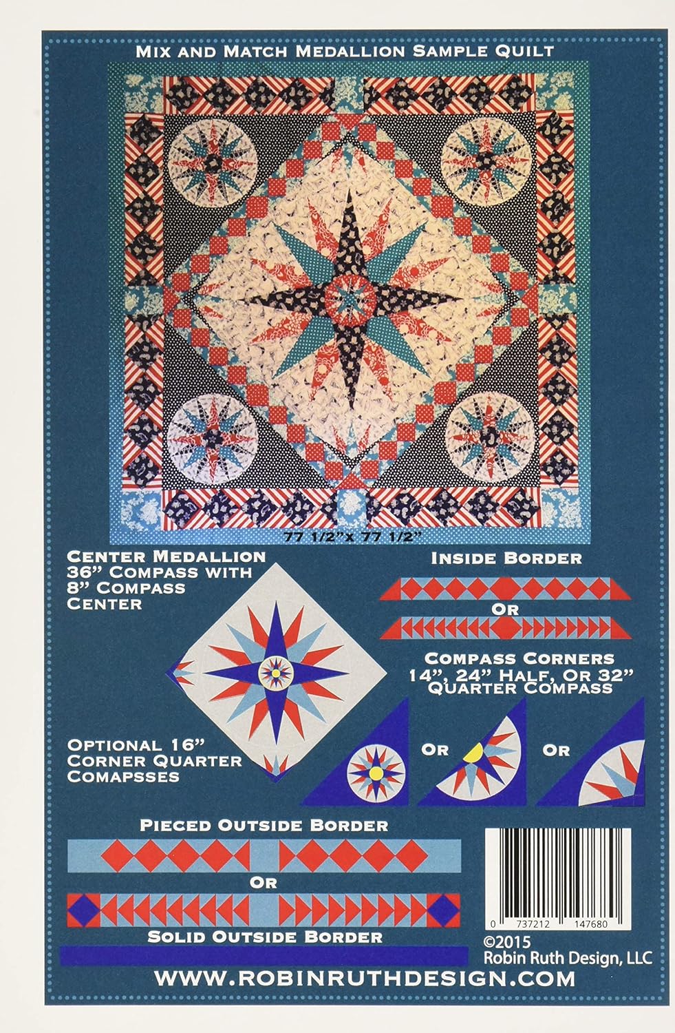 Mariner's Compass - Mix and Match Medallion Quilt