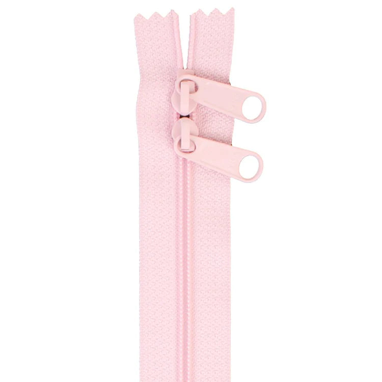30" Handbag Zipper - Double Slide - Pale Pink