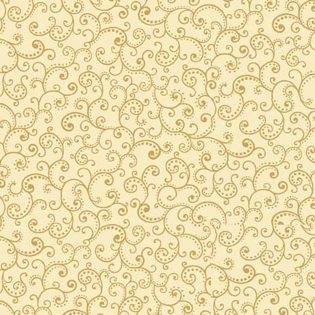 Poinsettia Symphony - Scroll - Cream
