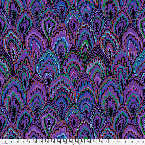 February 2025 - Marble Scallops - Purple