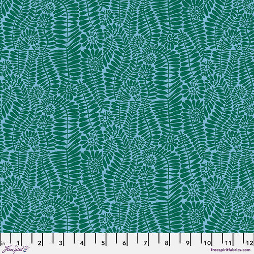 February 2025 - Small Fronds - Turquoise