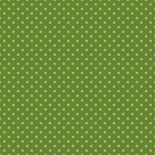 Dazzle Dots - Snazzy Squares - Green/Lime