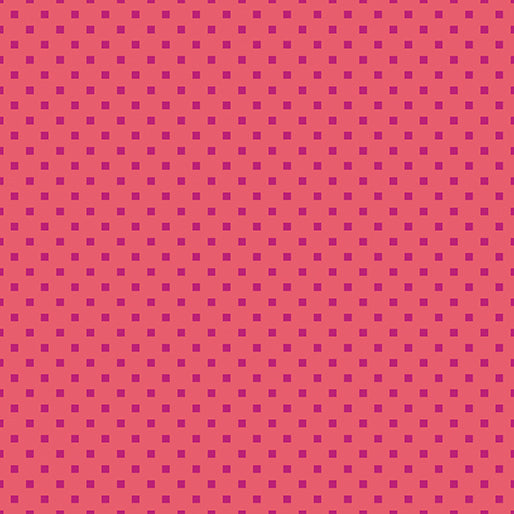 Dazzle Dots - Snazzy Squares - Pink/Fuschia