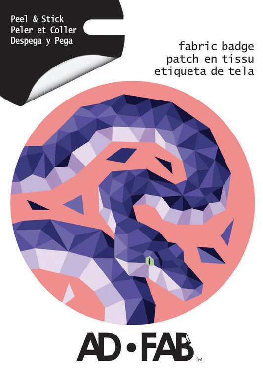 Adhesive Fabric Badge - Snake